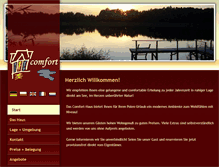 Tablet Screenshot of comfort-ferienhaus-polen.de